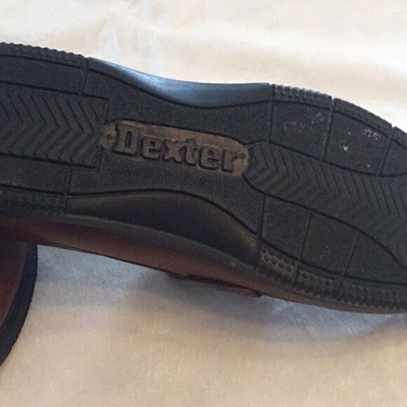 Men’s brown leather loafers in 10M by DEXTER main image 11
